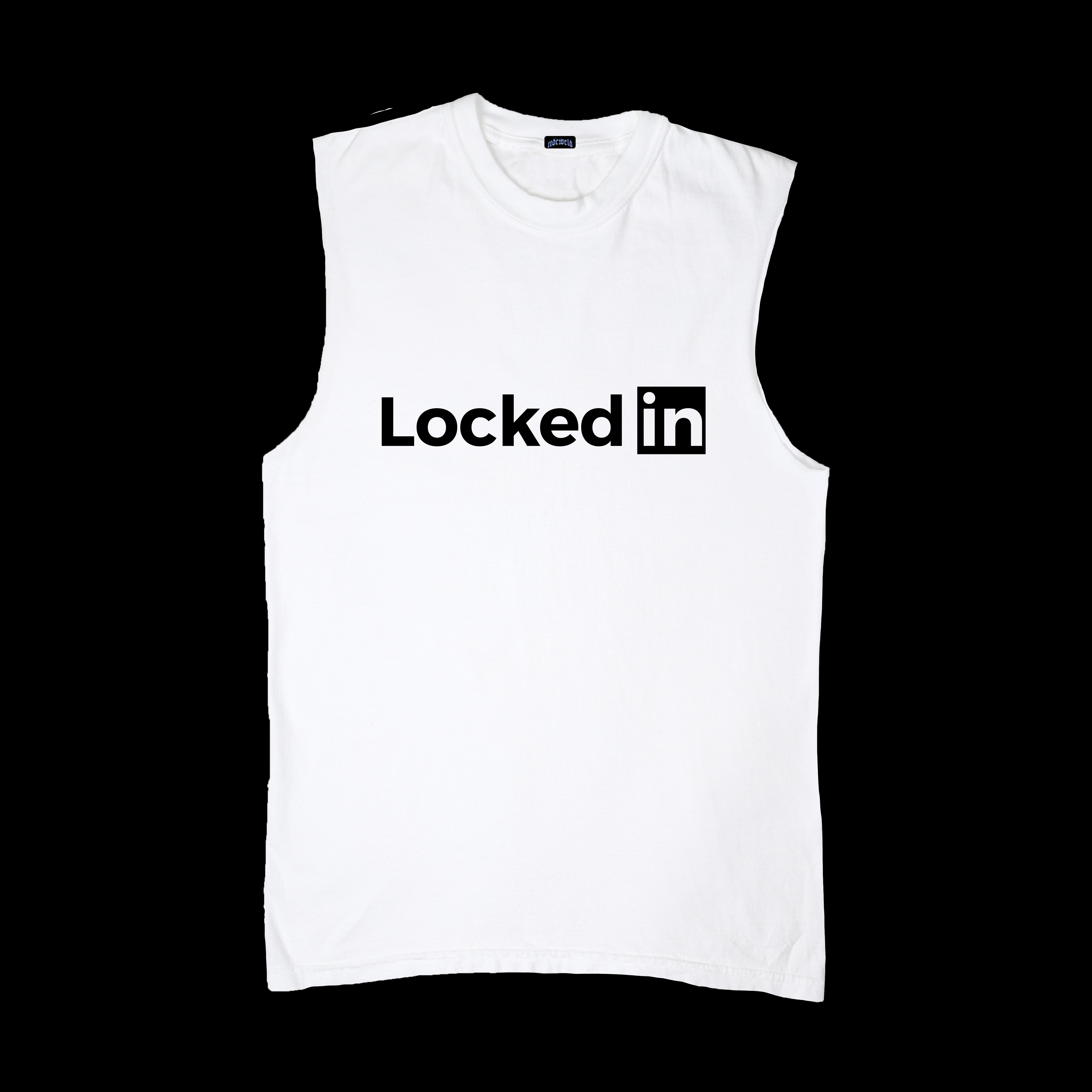 White Locked In TTDCWRLD Sleeveless visual